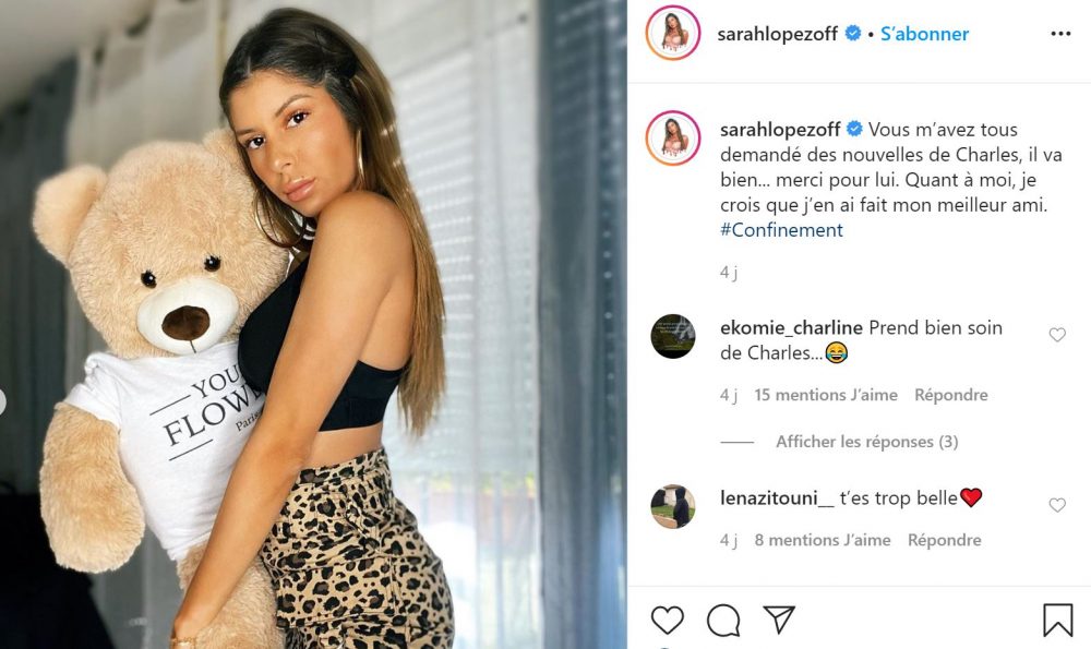 Sarah Lopez recherche l'amour sur Instagram !