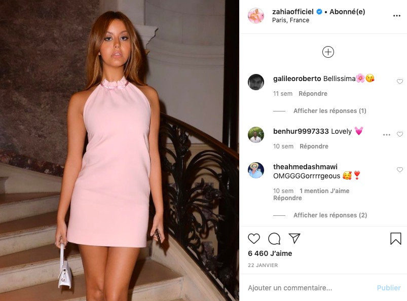 zahia dehar instagram