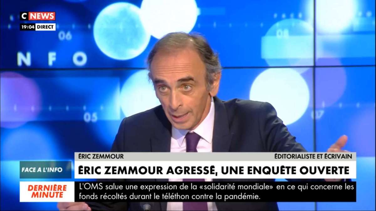 Eric Zemmour agressé