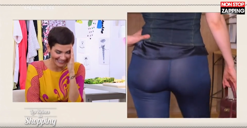 Cristina n'en croit pas ses yeux devant le legging transparent d'une ancienne miss