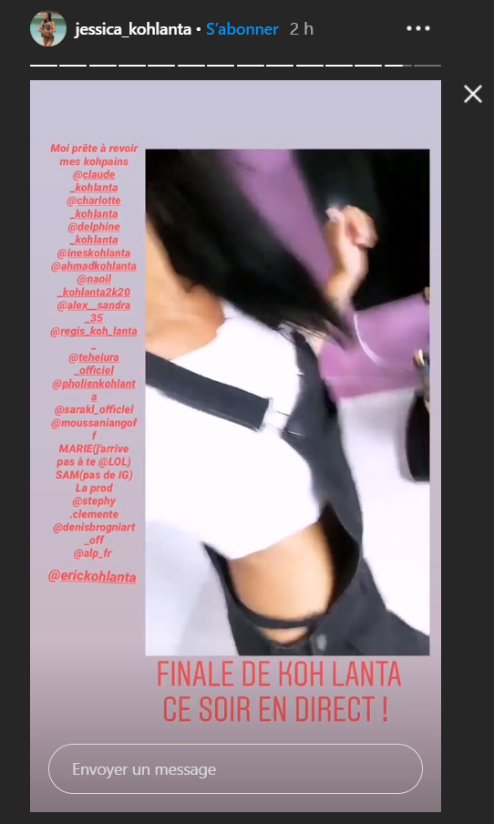 Jessica de Koh-Lanta montre ses dessous sur Instagram