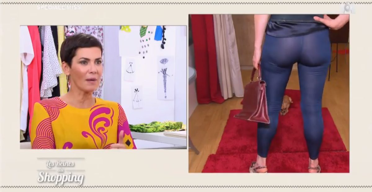 Les Reines du shopping : le legging transparent d'une candidate choque Cristina Cordula