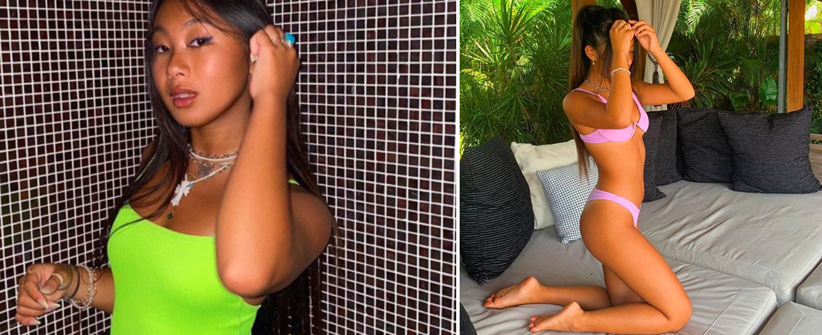 Jade Hallyday en bikini