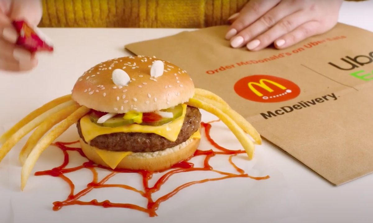 Hamburger McDonald's pour Halloween