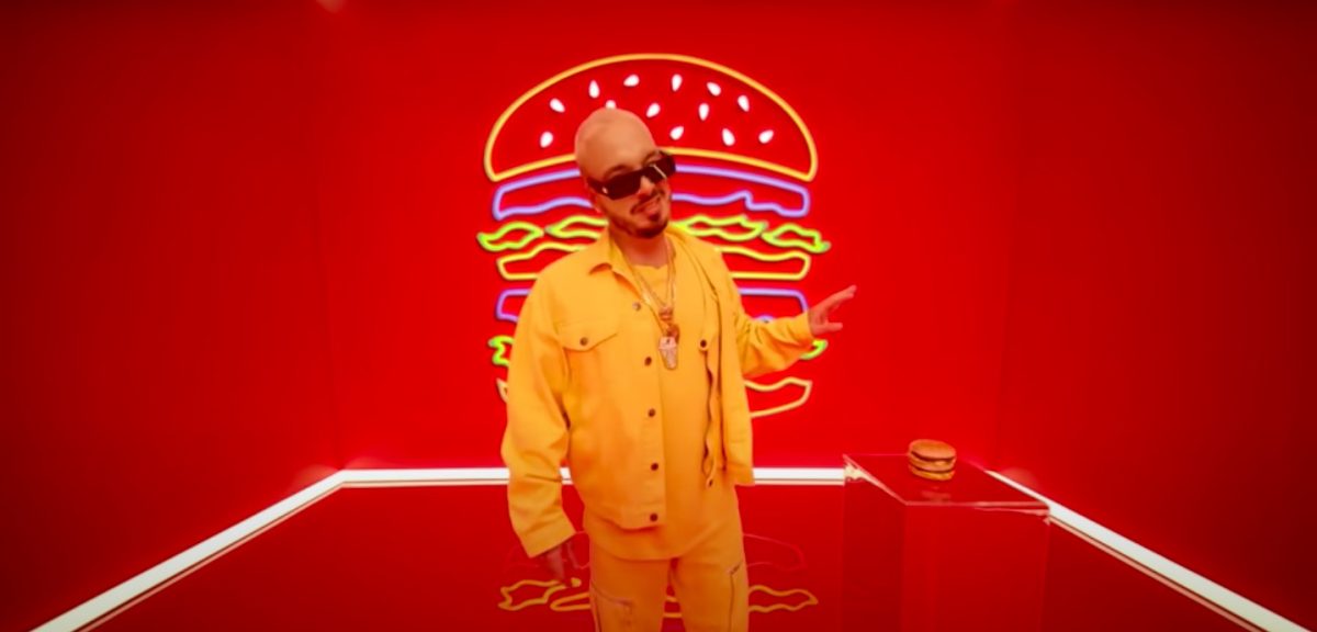 J. Balvin dans une pub McDonald's
