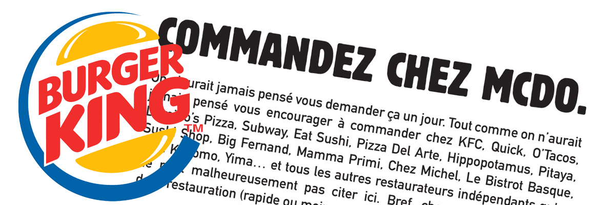 Lettre de Burger King