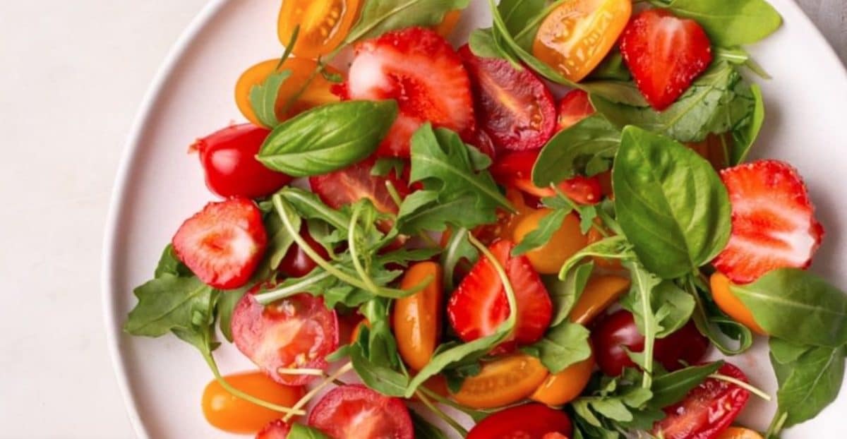 Salade de fraises