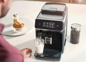 Test du moulin de la machine à café Philips série 2200, avec notre avis