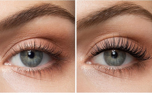 Avant et après utilisation mascara Maybelline