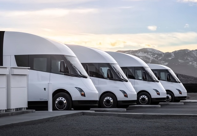 Des camions Tesla chez Pepsi