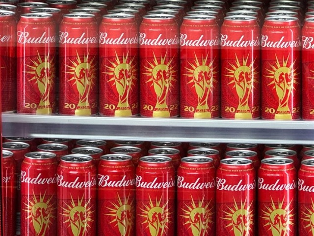 Canettes des bières Budweiser