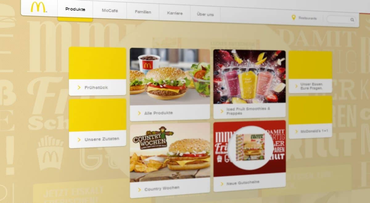 mcdonalds menu