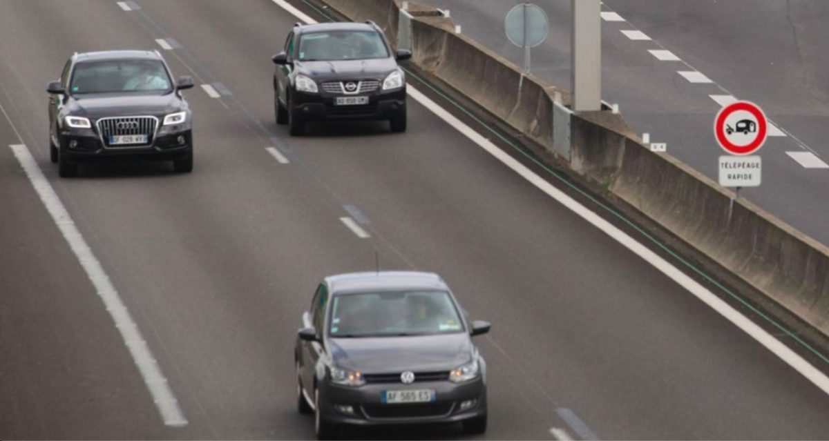 Une autoroute française - Source : Instagram