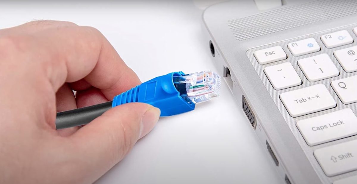Un cable Ethernet - Source : YouTube