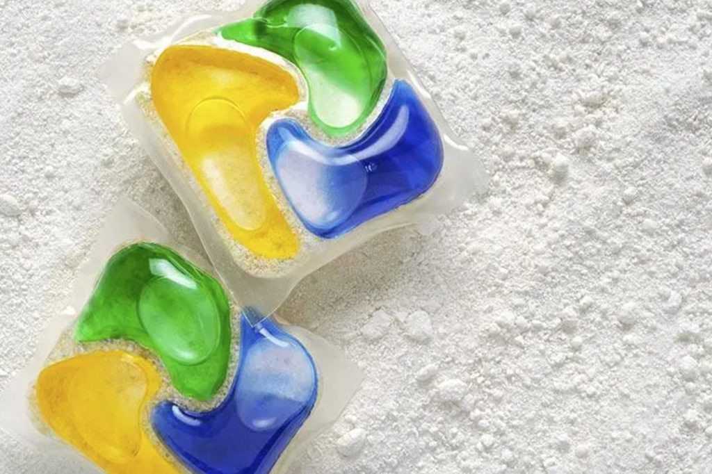 Une capsule de lave-vaisselle - Source : SPM