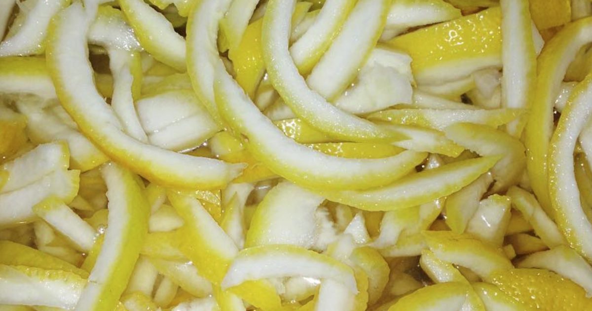 Des écorces de citron - Source : Instagram