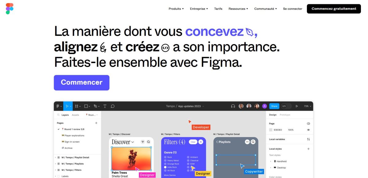 Figma : un outil collaboratif de prototypage et de design