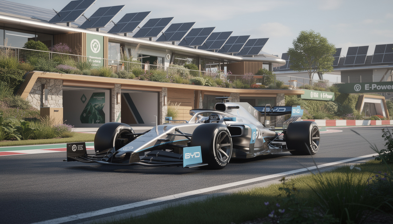 La Formule 1 s’apprêterait à accueillir le colosse électrique BYD ?