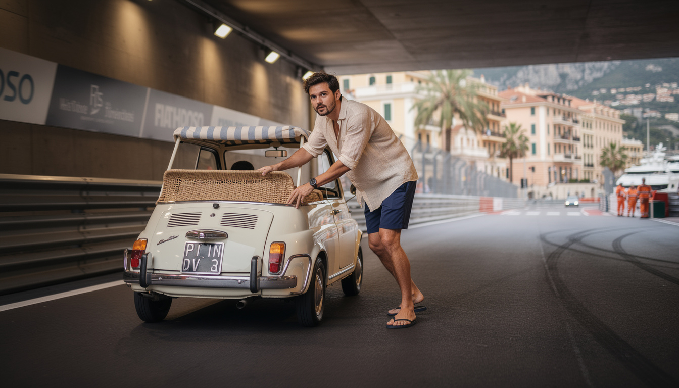découvrez le récit exclusif de george russell sur la spectaculaire panne de sa fiat jolly dans le célèbre tunnel de monaco. un moment inattendu raconté en détail par le pilote.