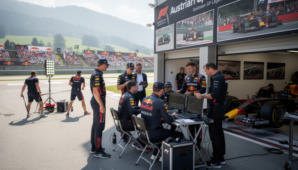 découvrez les activités et préparations des pilotes de f1 avant le grand prix d'autriche, des entraînements aux stratégies en coulisses.