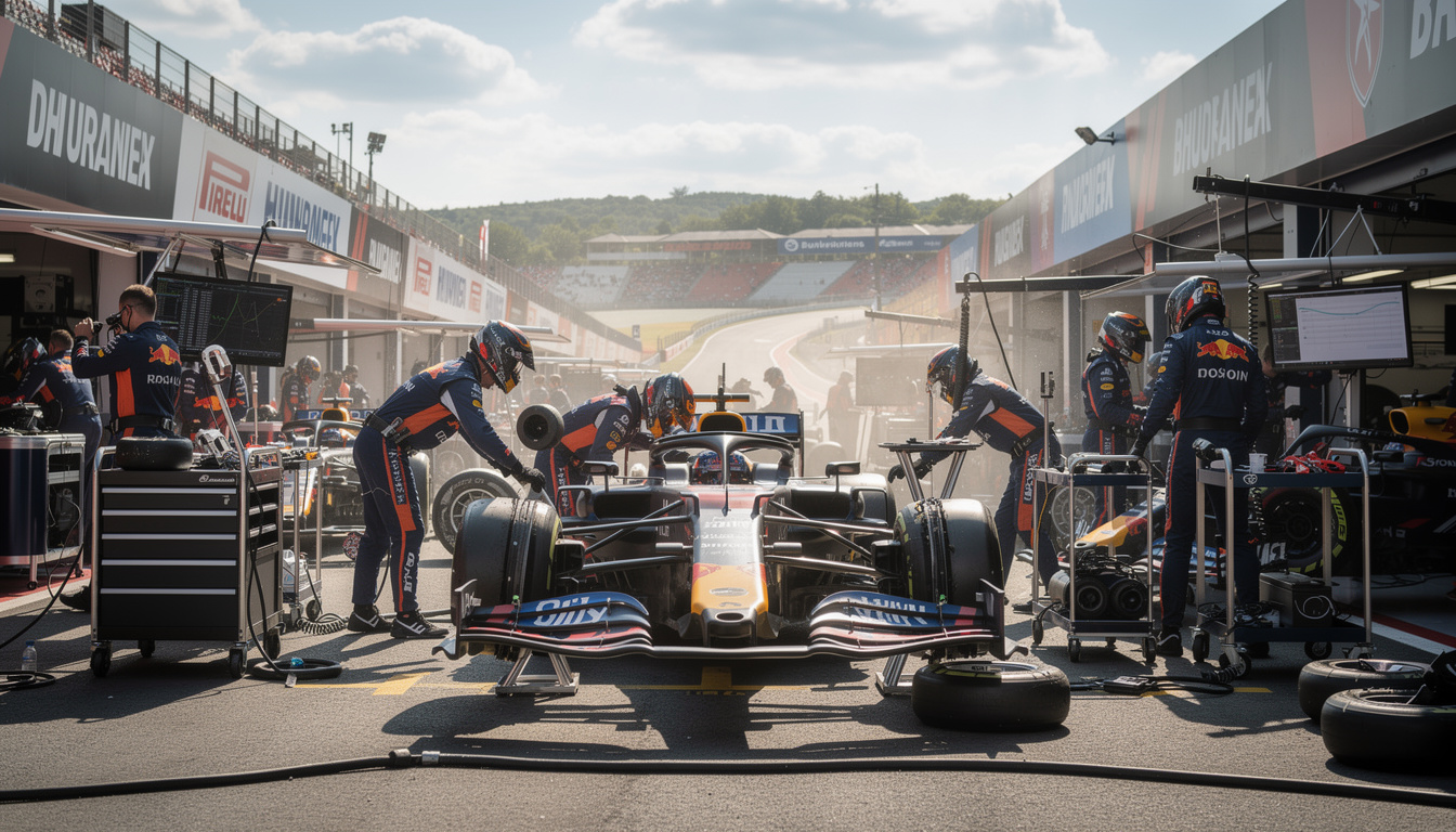 suivez en direct les préparatifs intenses du week-end du grand prix de hongrie, avec toutes les dernières infos, analyses et moments forts avant la course.