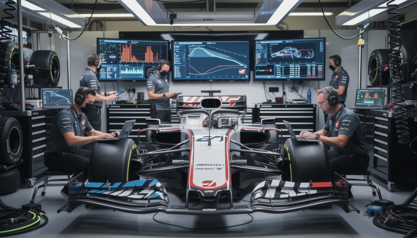 Haas progresse en piste mais la quête de performance reste entière