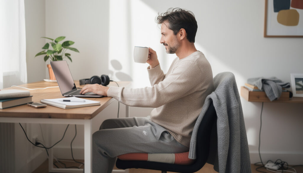 découvrez notre sélection de produits cocooning indispensables pour rendre vos journées de télétravail plus confortables et agréables.