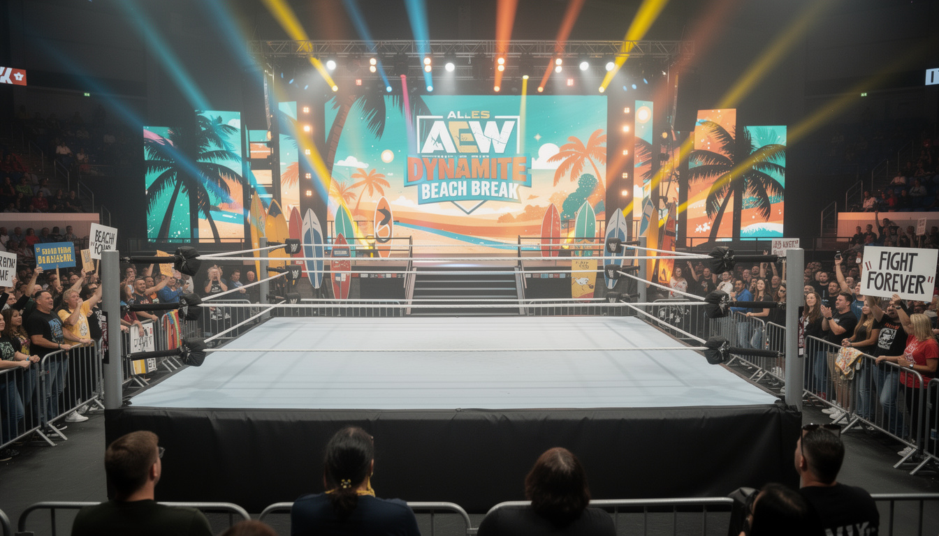 découvrez le nombre final de billets vendus pour aew dynamite beach break 2026, l'événement incontournable de catch professionnel. toutes les informations officielles sont ici.