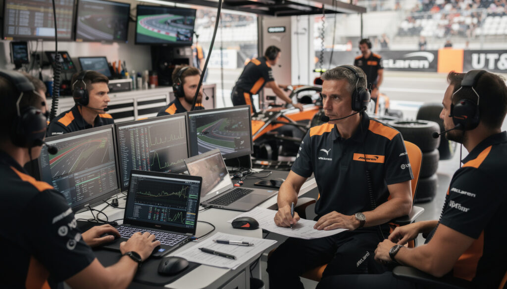 découvrez comment stella révèle les coulisses des décisions stratégiques de mclaren lors de la course en belgique, offrant un aperçu exclusif des tactiques et innovations.