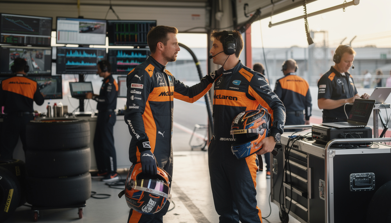 stella rend hommage à l'affrontement exceptionnel entre les pilotes de l'équipe mclaren, soulignant leur performance remarquable en course.