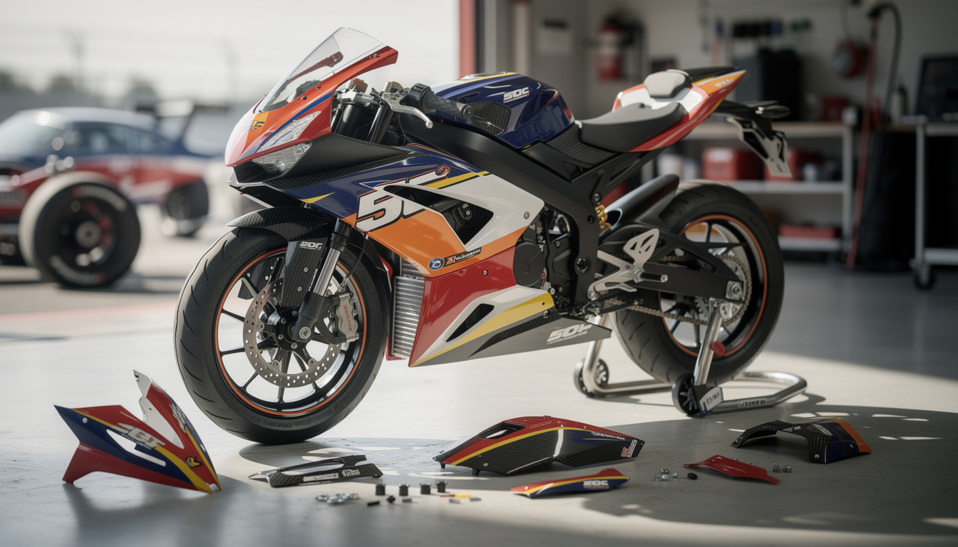 Combien coûte un kit déco pour moto 50cc