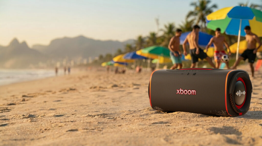 LG xboom Blast : une enceinte Bluetooth pensée pour l’été