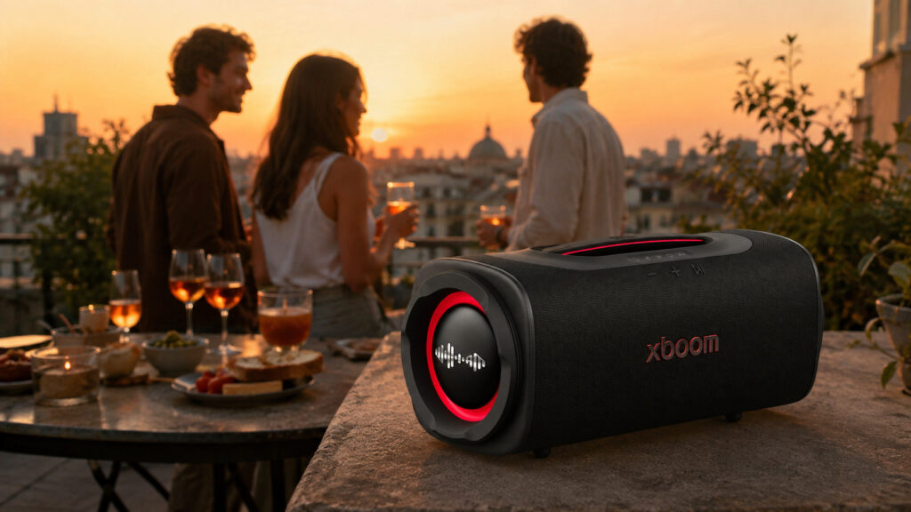 LG xboom Blast : une enceinte Bluetooth pensée pour l’été