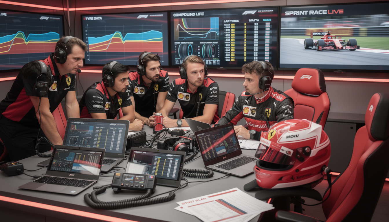 leclerc rend hommage à la précision de ferrari dans le défi audacieux des pneus lors des courses sprint, soulignant un travail d'équipe remarquable.