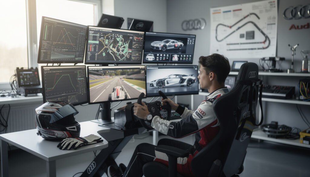 découvrez comment le programme pilote d'audi va au-delà de la simple recherche du prochain talent de la f1, en innovant pour transformer l'avenir de la compétition automobile.