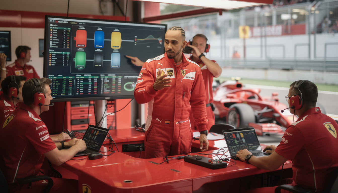 lewis hamilton appelle ferrari à effectuer un changement majeur suite au grand prix d'italie afin de retrouver son niveau de performance et compétitivité en formule 1.