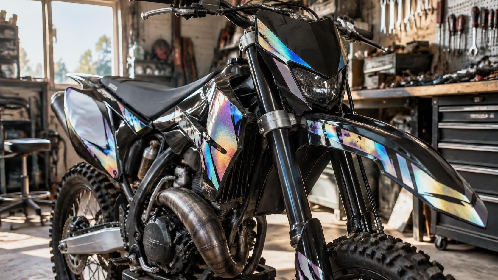 Kit déco holographique : quelles pièces associer sur une 50cc