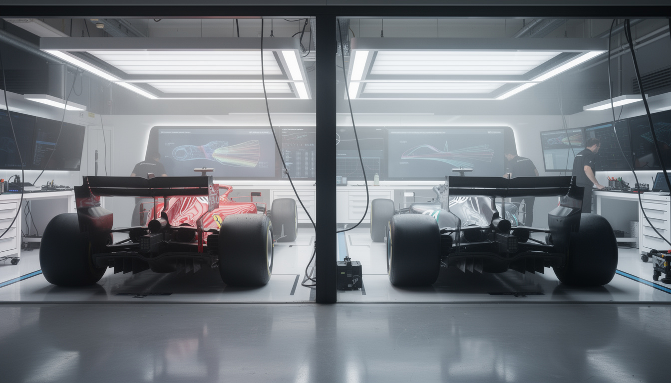 découvrez l'avantage aérodynamique exclusif de ferrari que mercedes a cherché à copier pour améliorer ses performances en formule 1.
