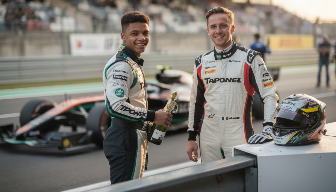 Ugochukwu sacré, Taponen signe sa première victoire en F3