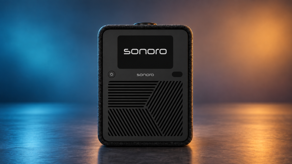 sonoro ATRON : la nouvelle enceinte connectée polyvalente