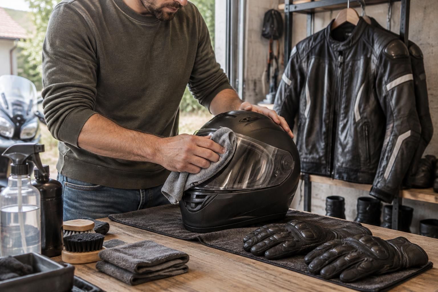Comment entretenir correctement son équipement de motard