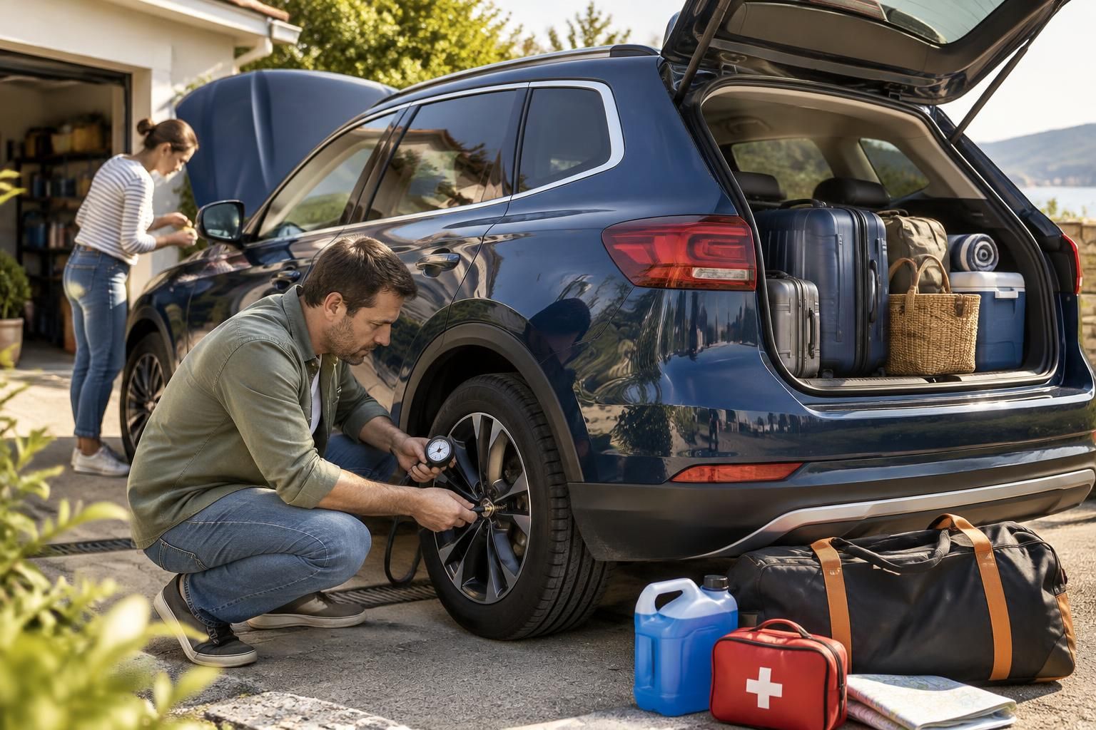 Comment préparer une voiture avant un départ en vacances
