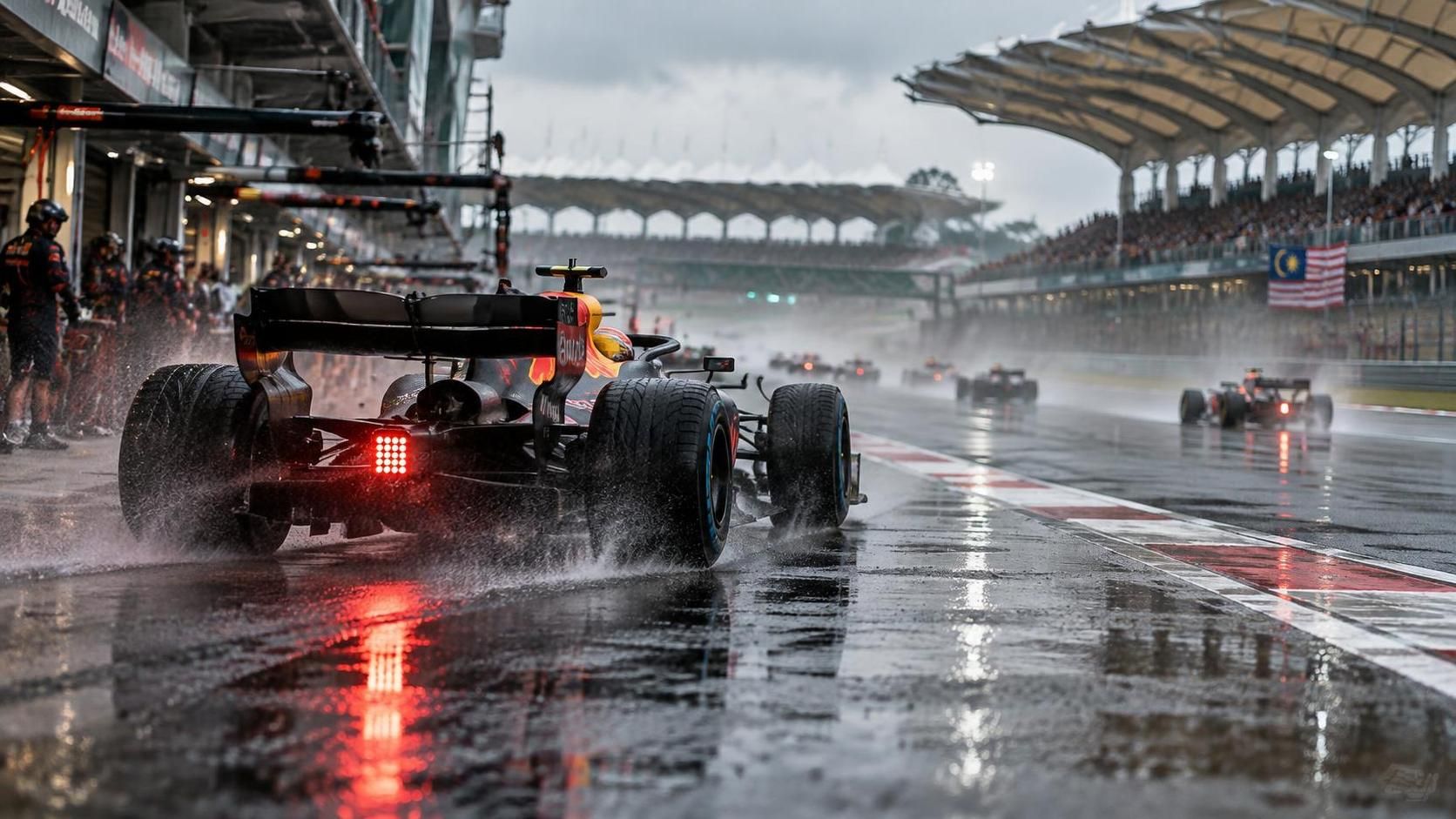 Départ sous la pluie à Sepang : les cartes redistribuées