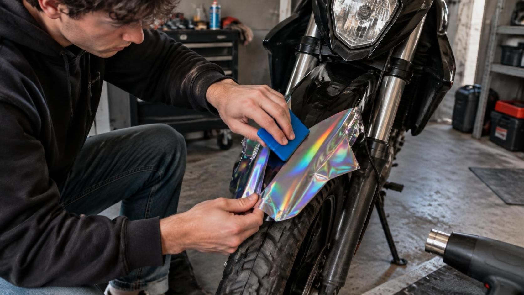 découvrez comment personnaliser votre 50cc avec un kit déco holographique : conseils pour choisir un design et réussir la pose.