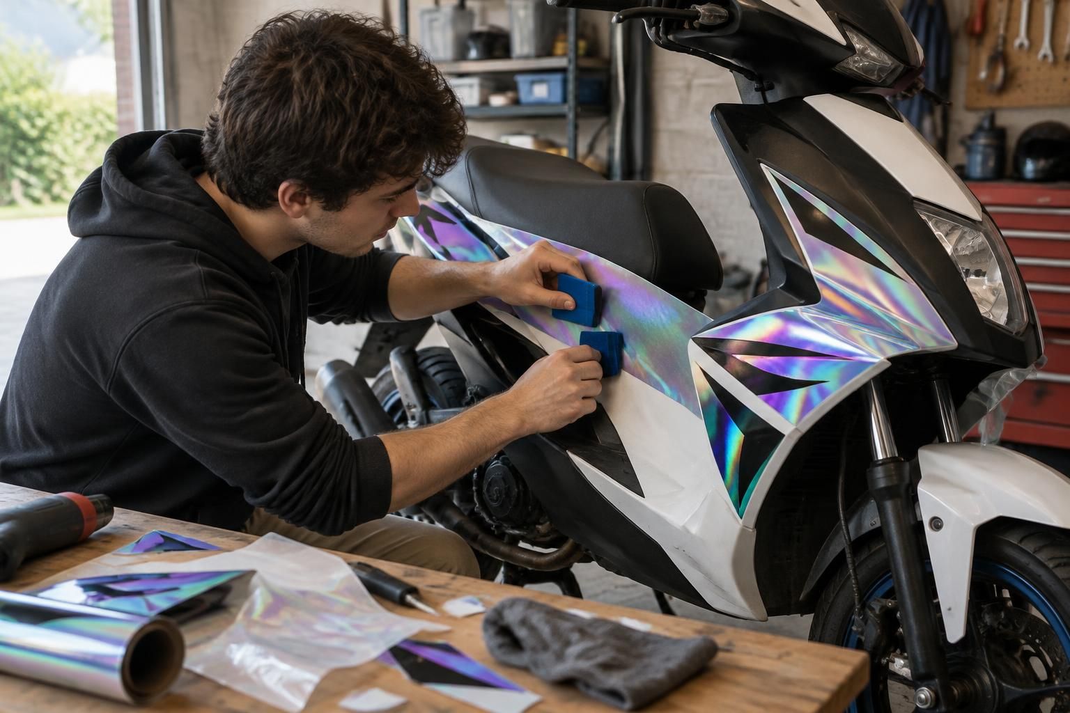 Peut-on personnaliser soi-même sa 50cc avec un kit déco holographique
